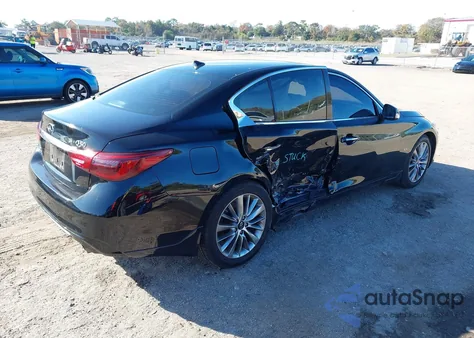 2019 Infiniti Q50 3.0T Luxe from USA, damaged, VIN JN1EV7AR4KM593857